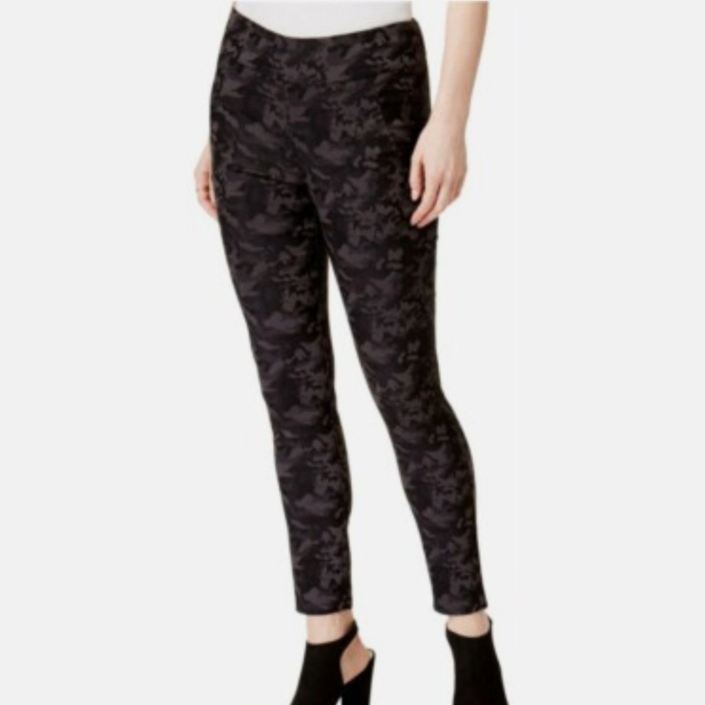 Bar III Black and Gray Leggings Sleek Form-Fitting Design XS
